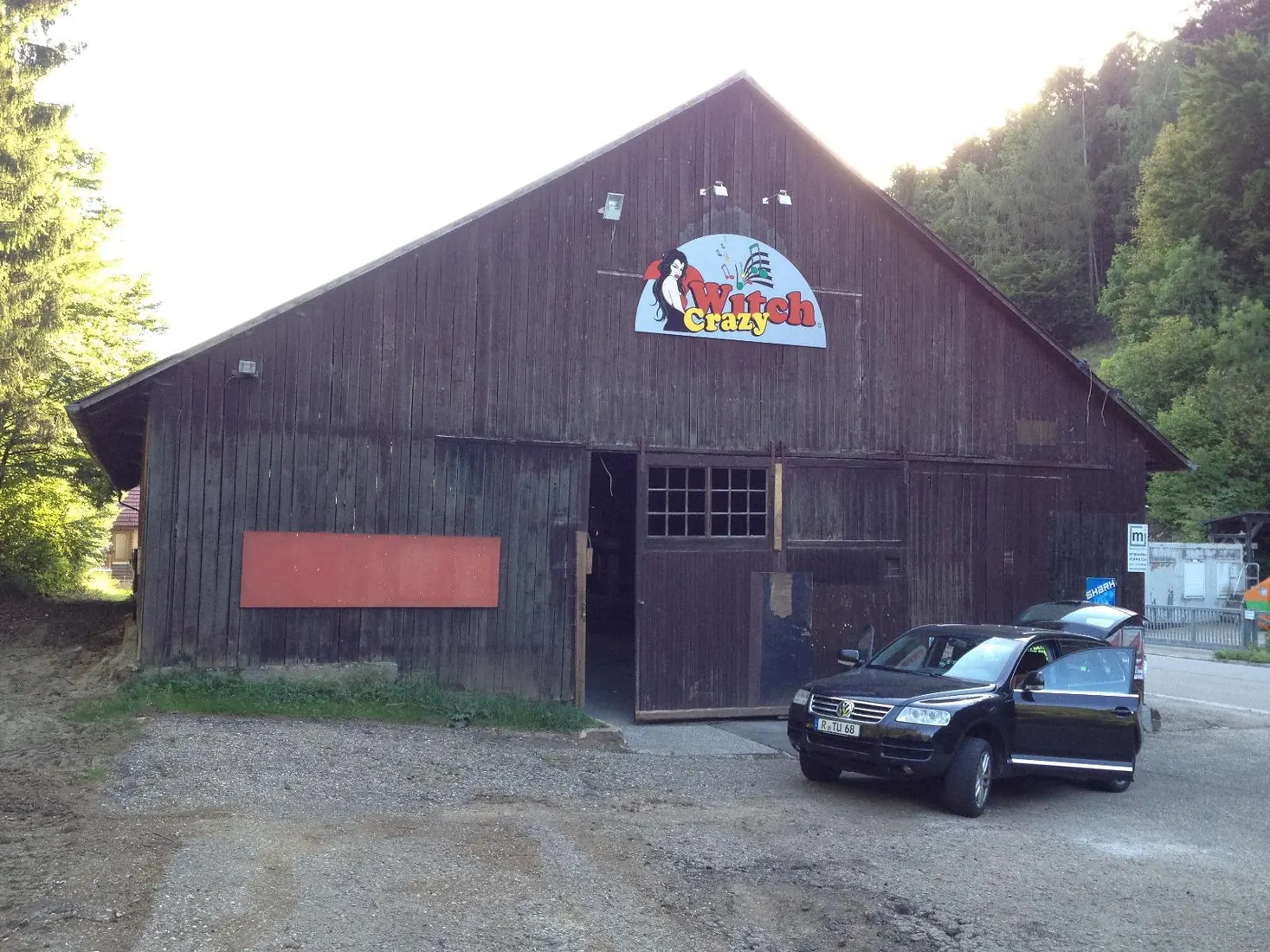Eingangsbereich der früheren Ranch vor dem Umbau